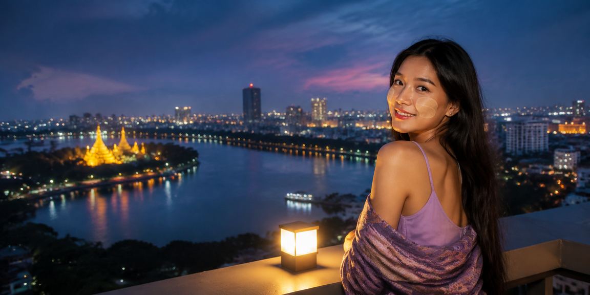 ရန်ကုန်အင်းလျားကန်နားတွင် လူများ၏ အပန်းဖြေချိန်